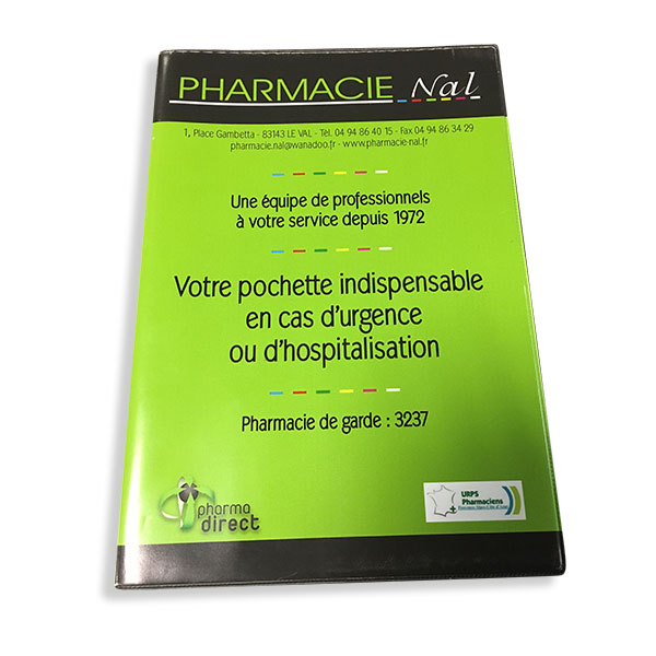 Dossier médical personnalisé en PVC soudé à Nîmes